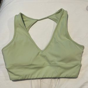 Buffbunny size Small sports bra, lime green